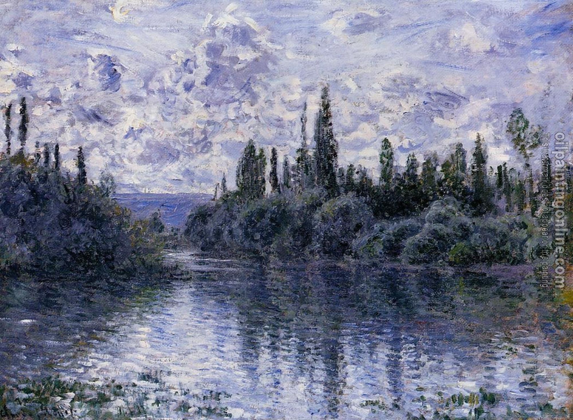 Monet, Claude Oscar - Arm of the Seine near Vetheuil